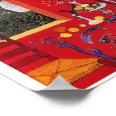 調和イン・レッド、マティス ポスター (角)