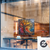 調和ウィンドウの固定 ウィンドウサイン (カフェ窓)