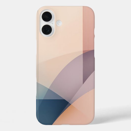 調和エテリアル抽象芸術パステルアートカラーデザイン Case-Mate iPhoneケース (裏面)