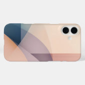 調和エテリアル抽象芸術パステルアートカラーデザイン Case-Mate iPhoneケース (裏面 (横))