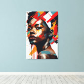 「調和コントラスト」 キャンバスプリント (インサイチュ (ウッドフロア))