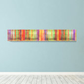 調和ストライプ抽象芸術モダンアートキャンバスプリント キャンバスプリント (インサイチュ (ウッドフロア))