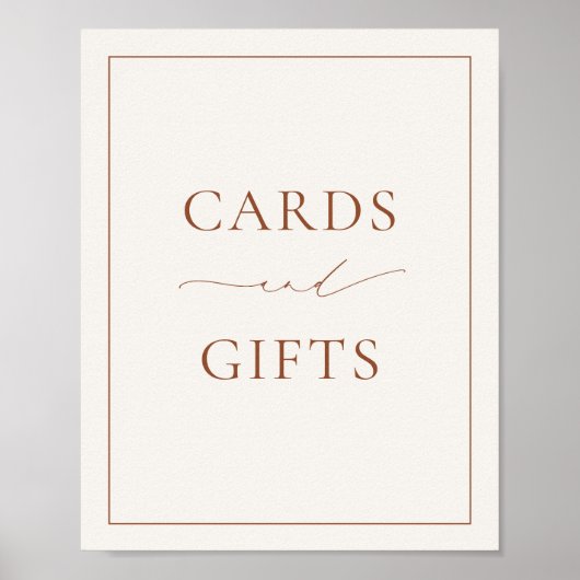 調和テラコッタカードとギフトポスター ポスター (正面)