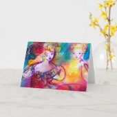 調和トリオ春コンサート カード (黄色い花)