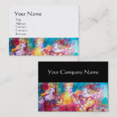 調和トリオ春コンサート、白黒パールテープ 名刺 (正面/裏面)