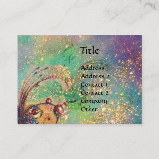 調和トリオ春コンサート/魔法ブッテフライ工場 名刺 (正面)