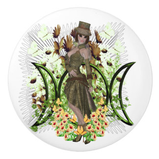 調和トリプルムーンデザイン セラミックノブ