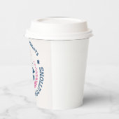 調和ハイツヘルスケアソリューション会社のロゴ 紙コップ (左)