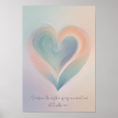 調和ハート ポスター (正面)