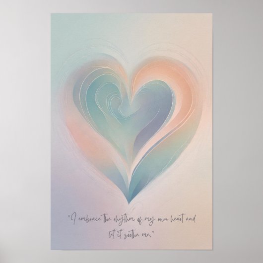 調和ハート ポスター (正面)