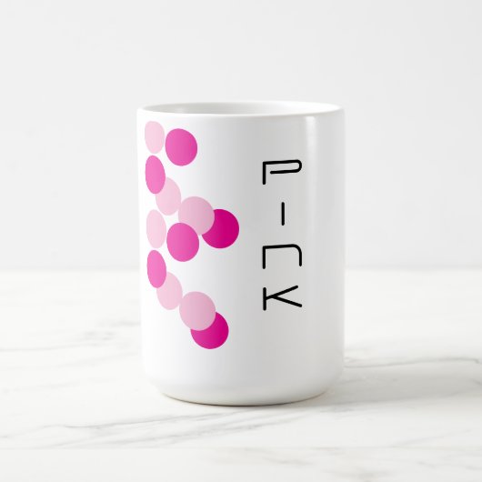 調和ピンク融合 コーヒーマグカップ (中央)