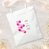 調和ピンク融合 フェイバーバッグ (クリップ留めされた状態)