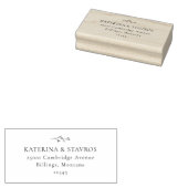 調和ブランチ差出人住所ゴムスタンプ ラバースタンプ (押印)