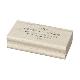 調和ブランチ差出人住所ゴムスタンプ ラバースタンプ