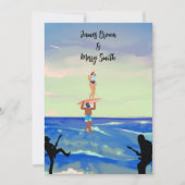 調和メロディーオブラブセレナーデ結婚ーズ 招待状 (正面)