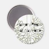 調和リーヴ、ハーフウェイホームマグネット マグネット (正面/裏面)