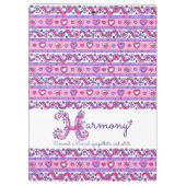 調和名とはハート文字Hクリップボード クリップボード (裏面)