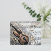 調和技術、ミュージカルイラストレーション、 ポストカード (スタンド正面)