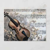 調和技術、ミュージカルイラストレーション、 ポストカード (正面)