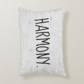 調和文字オン樺の木ツリー アクセントクッション (正面(垂直))