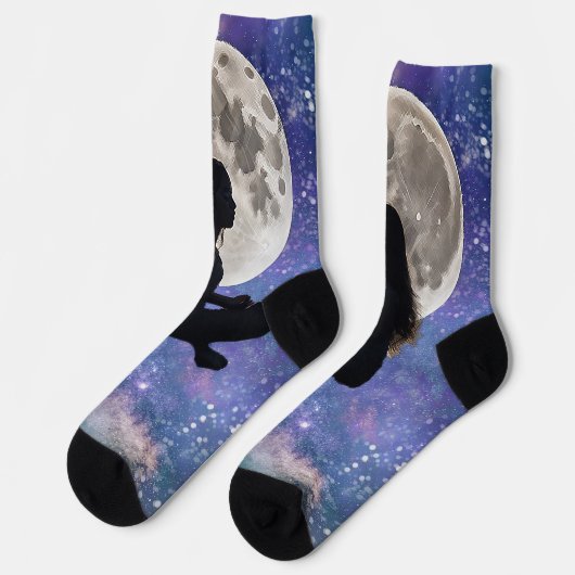 調和月面セレニティ ソックス (左)