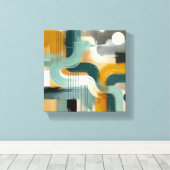 調和流 キャンバスプリント (インサイチュ (ウッドフロア))