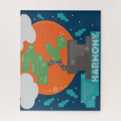 調和盆栽ツリーピクセルゲーマー ジグソーパズル (縦)