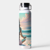 調和瞑想オンビーチ ウォーターボトル (背面)