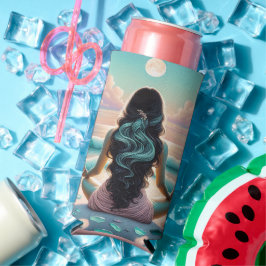 調和瞑想オンビーチ スリム缶クーラー