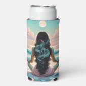 調和瞑想オンビーチ スリム缶クーラー (Seltzer正面)