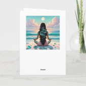 調和瞑想オンビーチ 空白の カード (裏面)