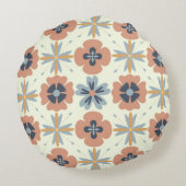 調和花びら型円枕 ラウンドクッション (裏面)