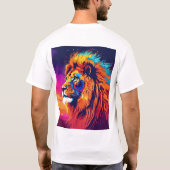 「調和融合：自然が都市のカオスに出会う」。 Tシャツ (裏面)