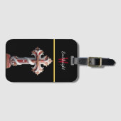 調和赤と白 ラゲッジタグ (正面横)