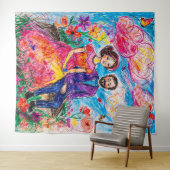 調和開花 タペストリー (インサイチュ(横))