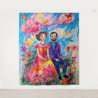 調和開花 タペストリー