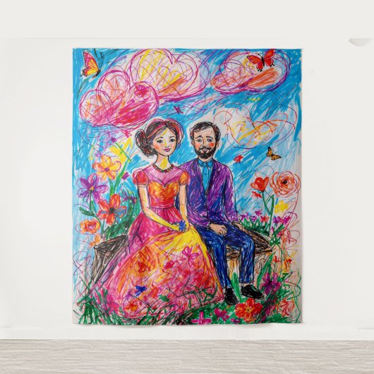 調和開花 タペストリー (正面)