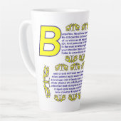 調和風 カフェラテマグ (左アングル)