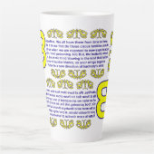 調和風 カフェラテマグ (正面)