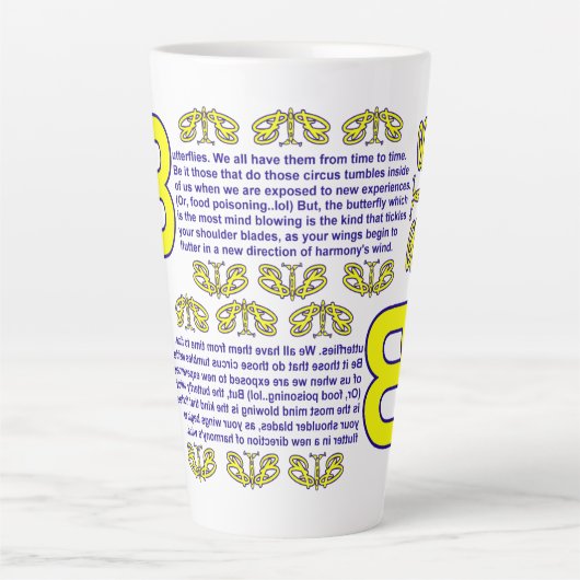 調和風 カフェラテマグ (正面)