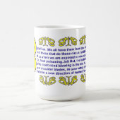 調和風 コーヒーマグカップ (中央)