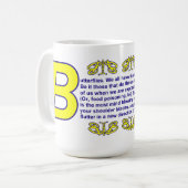 調和風 コーヒーマグカップ (正面左)