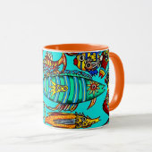 調和11 oz飲料マグ マグカップ (正面右)