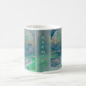 調和|は名前|の生命の樹を加えます コーヒーマグカップ (中央)