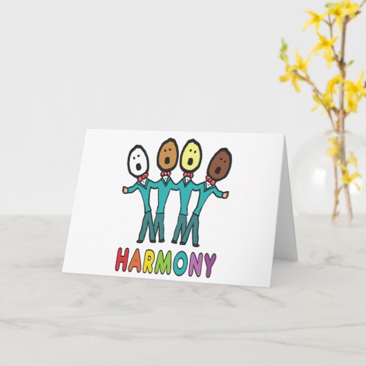 調和 カード (黄色い花)