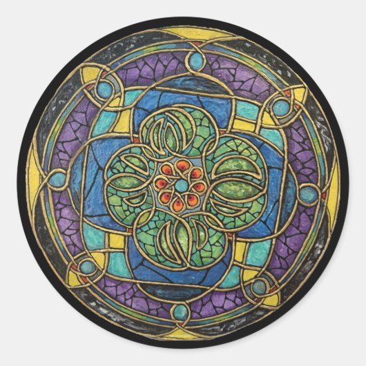 調和(ガラス光) ラウンドシール (正面)