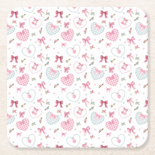 調和 スクエアペーパーコースター (正面)