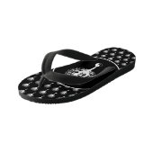 調和&バランス陰陽ツリー・オブ・ライフ キッズビーチサンダル (アングル)