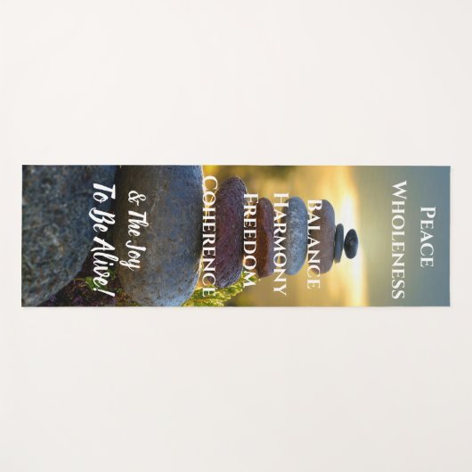 調和 ヨガマット (正面(横))