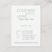 調和 名刺 (裏面)